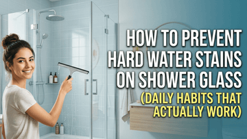 How to Prevent Hard Water Stains on Shower Glass (Daily Habits That Actually Work)