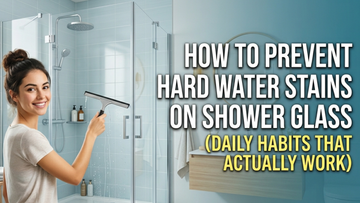 How to Prevent Hard Water Stains on Shower Glass (Daily Habits That Actually Work)