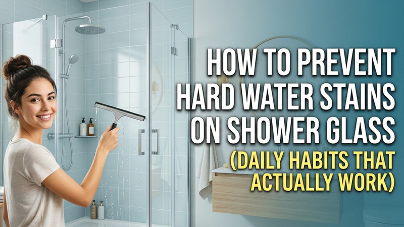 How to Prevent Hard Water Stains on Shower Glass (Daily Habits That Actually Work)
